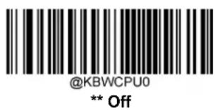 @KBWCPU0 ** Off