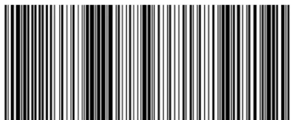 Black and white barcode image with vertical lines on both sides