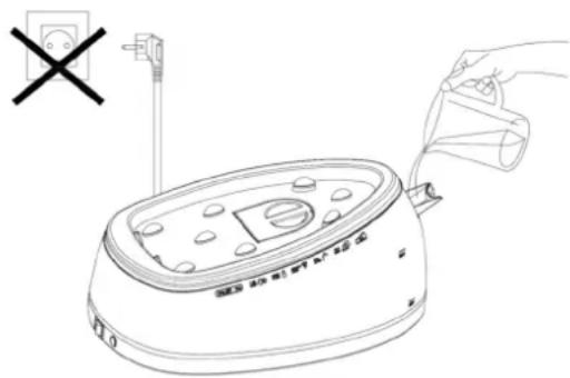 Silva Homeline DBS 300 - Wasser in Wassertank einfüllen: - 1
