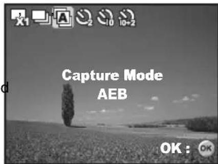 Capture Mode AEB OK : OK