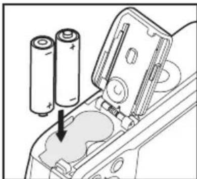 ROLLEI RCP-6324 - Installing the Batteries - 1