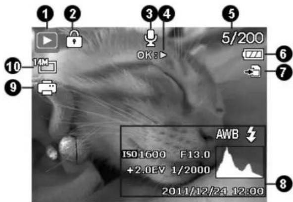 1 2 3 4 5 5/200 OK 6 7 10 14M 9 AWB ISO 1600 F13.0 +2.0EV 1/2000 2011/12/24 12:00