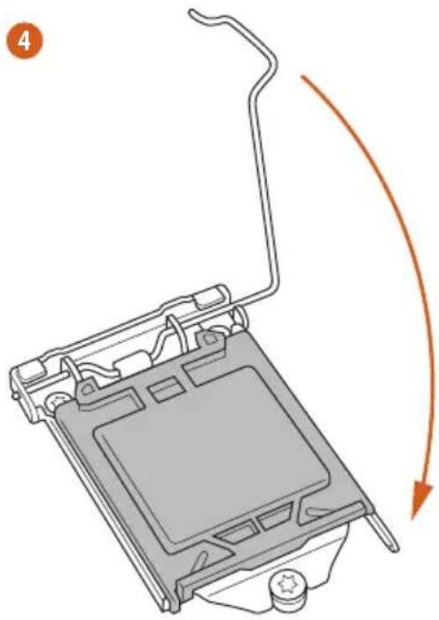 ASROCK H310M-DGS - Installing the CPU - 5