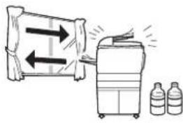 KONICA MINOLTA 7222 - DANGER : HANDLING OF SERVICE MATERIALS - 7