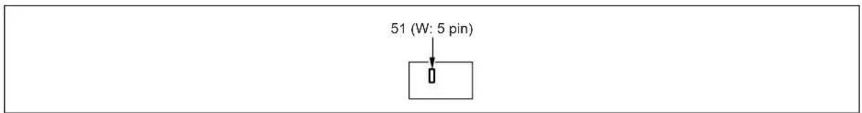 51 (W: 5 pin)