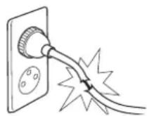 KONICA MINOLTA 7235 - WARNING: Power Plug and Cord - 5