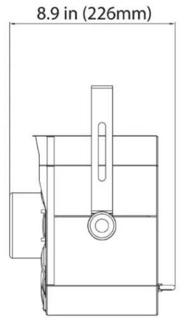 8.9 in (226mm)