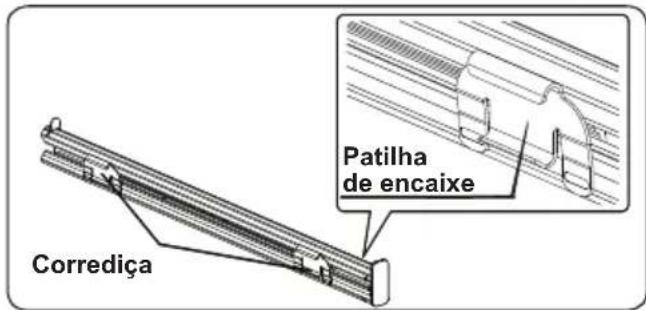 Patilha de encaixe Corrediça