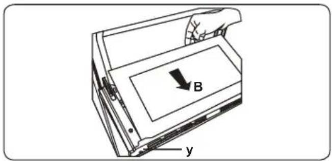 B y
