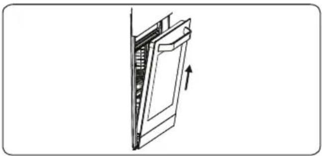 ASPES AHM10700DCN - Extracción de la puerta del horno - 3