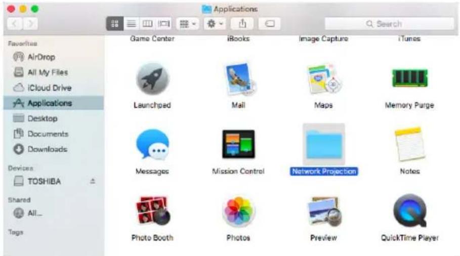Applications Game Center iBooks Image Capture iTunes Launched Mail Maps Memory Purge Messages Mission Control Network Projection Notes Photo Booth Photos Preview QuickTime Player