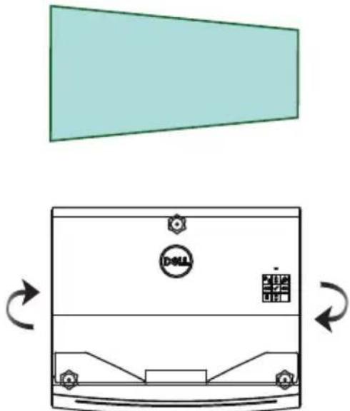 DELL S718QL - Einstellen der Bildform - 8