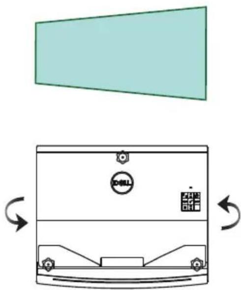 DELL S718QL - Einstellen der Bildform - 7