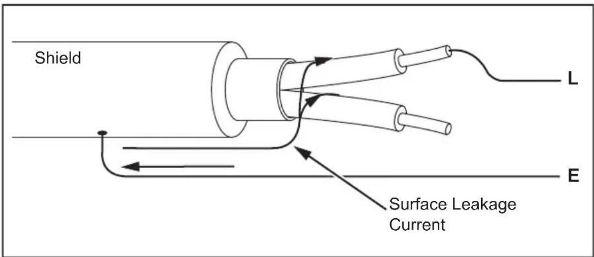Shield L E Surface Leakage Current