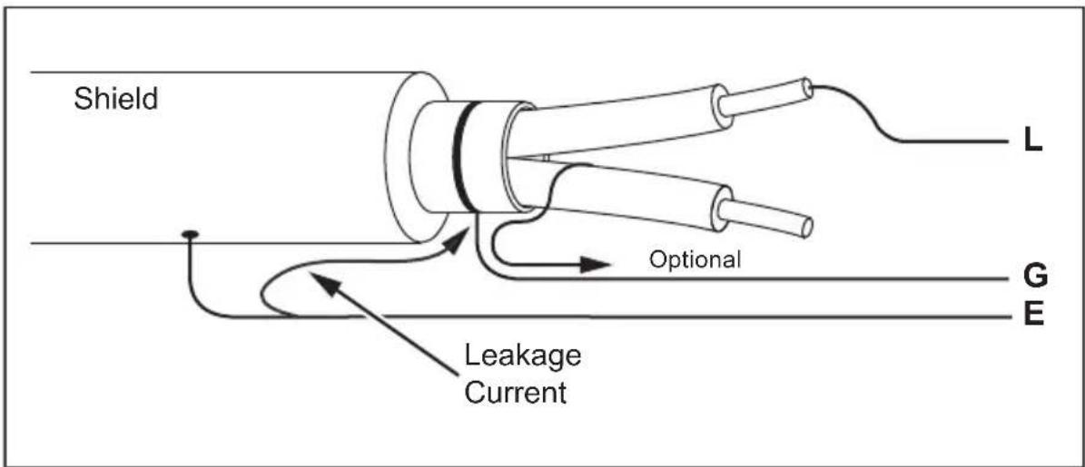 Shield L Optional G E Leakage Current