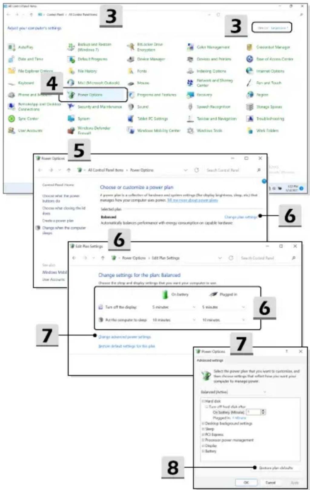 MSI Creator Z16P - Auswählen oder individualisieren eines Energiesparplan - 3
