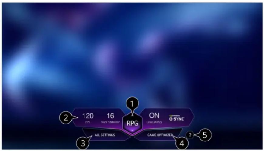 LG 65UR73003LA - Game Dashboard - 1