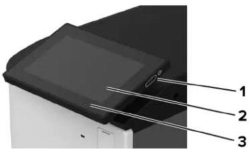 LEXMARK CS943de - Verwenden des Bedienfelds - 1