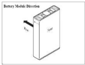 Battery Module Direction Vcc Vcc Vcc
