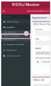 RESU Monitor Applicable (Google) Agreement RESU Device Set Couching City Model Documentation of Commerging 100% 2000 Device List