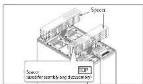 Spacer Spacer used for assembly and disassembly TOP