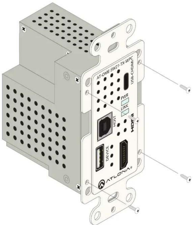 AT-OME-SW21-TX-WPC USB-CHDMI PWR LINK HOST DEVICE ATLONA®