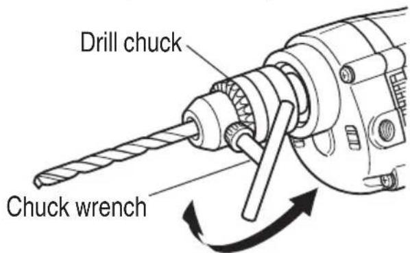 Drill chuck Chuck wrench