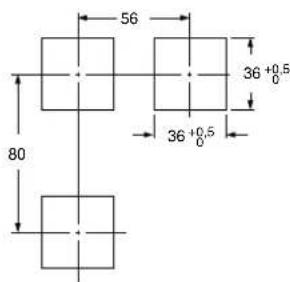56 80 36 +0.5 0 36 +0.5 0