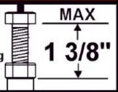 MAX 1 3/8"