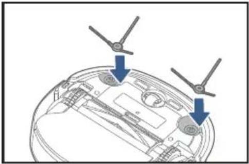 EUREKA NER650 - ■ Installation of side brushes - 1