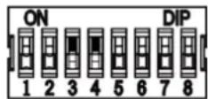 Hikvision DS-K1102AEK - DIP Switch Description - 2