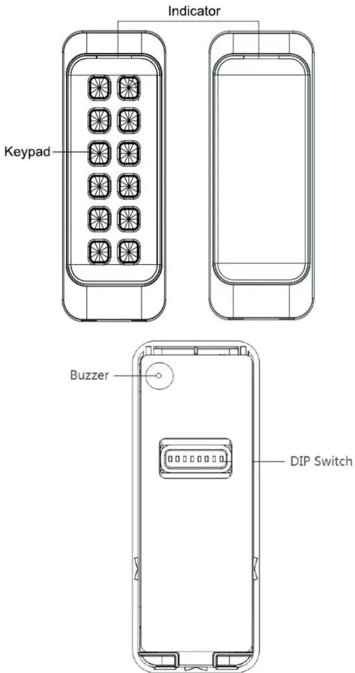 Indicator Keypad Buzzer DIP Switch