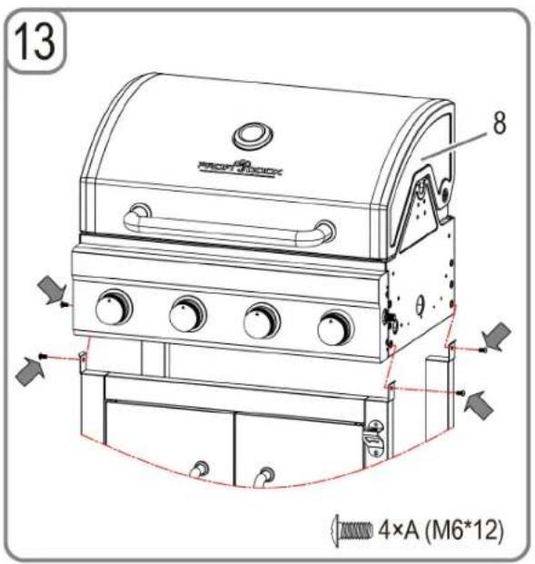 13 8 4xA (M6*12)