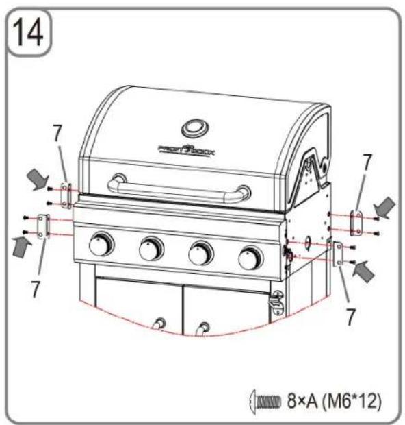 14 7 7 7 7 8×A (M6*12)