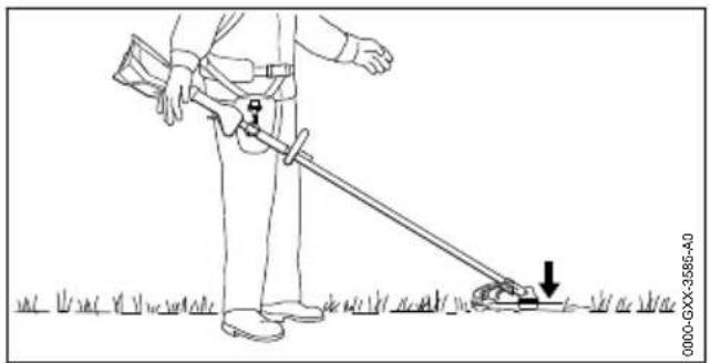 STIHL FSA 120.0 - Echilibrarea motocoasei - 1