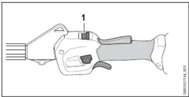 STIHL KMA 120.0 R - Leistungsstufe einstellen - 4