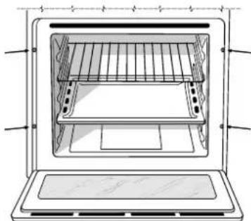 HOTPOINT FH 21 IX/HA - Középre állítás és rögzítés - 1