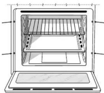 HOTPOINT FH 21 IX/HA - Wyśrodkowanie i zamocowanie - 1