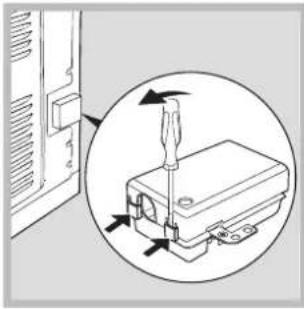 HOTPOINT FH 21 IX/HA - Anschluss des Netzkabels - 1