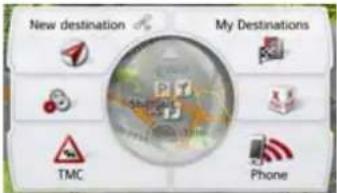 New destination My Destinations TMC Phone