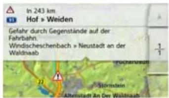 In 243 km 13 Hof » Weiden Gefahr durch Gegenstände auf der Fahrbahn. Windischeschenbach » Neustadt an der Waldnaab 1/1 Fuchenstadt 22 Stormstein Altenstadt An Der Waldnaab