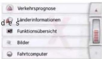 Verkehrsprognose Länderinformationen Funktionsübersicht Bilder Fahrtcomputer