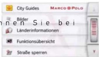 City Guides Bilder Länderinformationen Funktionsübersicht Straße sperren