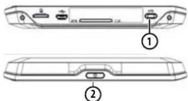 BECKER Ready 45 ICE - Switching the Navigation device on/off (model dependent) - 1