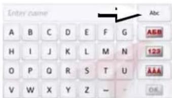 Enter name A B C D E F G H I J K L M N O P Q R S T U V W X Y Z - ABC AEB 123 AAA OK