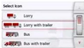 Select Icon Lorry Lorry with trailer Bus Bus with trailer
