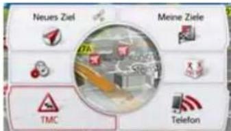 Neues Ziel Meine Ziele TMC Telefon