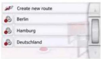 Create new route Berlin Hamburg Deutschland