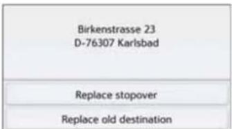 Birkenstrasse 23 D-76307 Karlsbad Replace stopover Replace old destination
