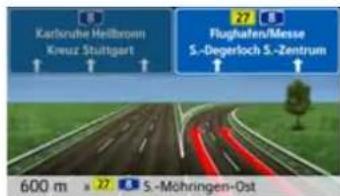 BECKER Ready 45 ICE - Map display with Junction view - 1